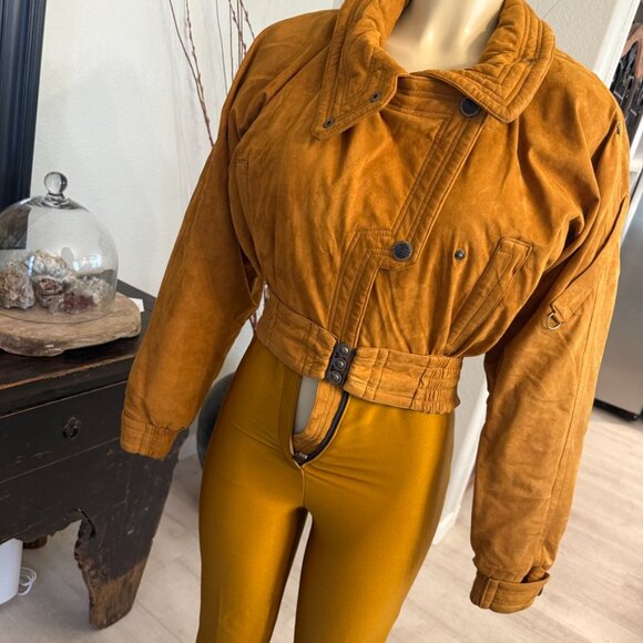 skea Paris/Vail Full Ski Suit rusty orange in color - Picture 11 of 13
